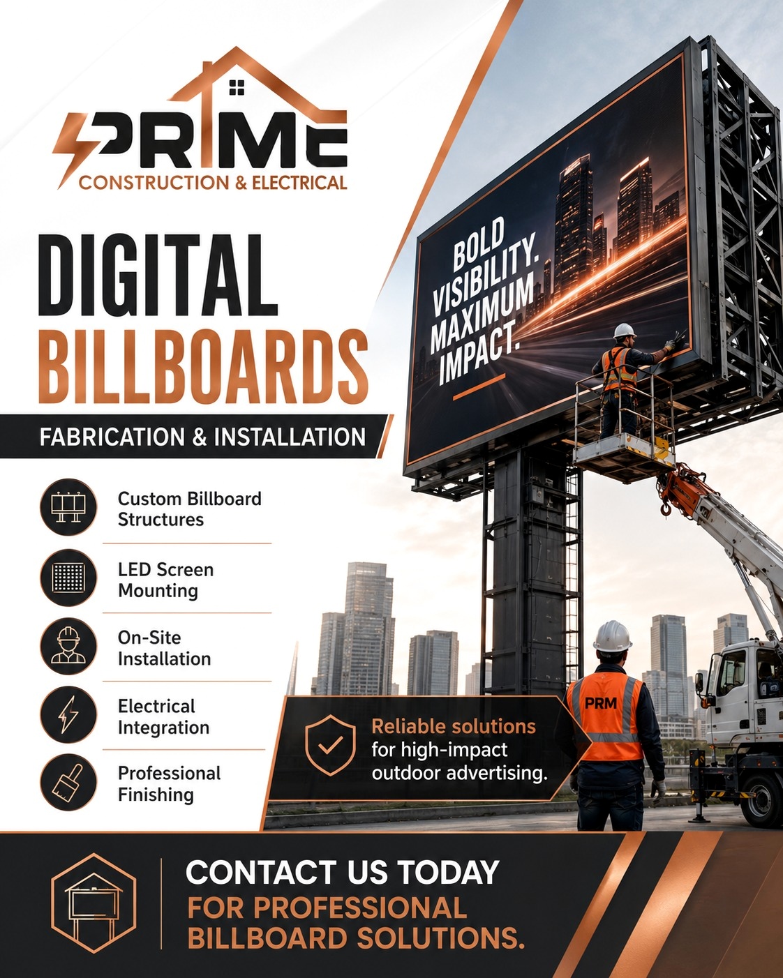 Digital billboard installation and infrastructure artwork